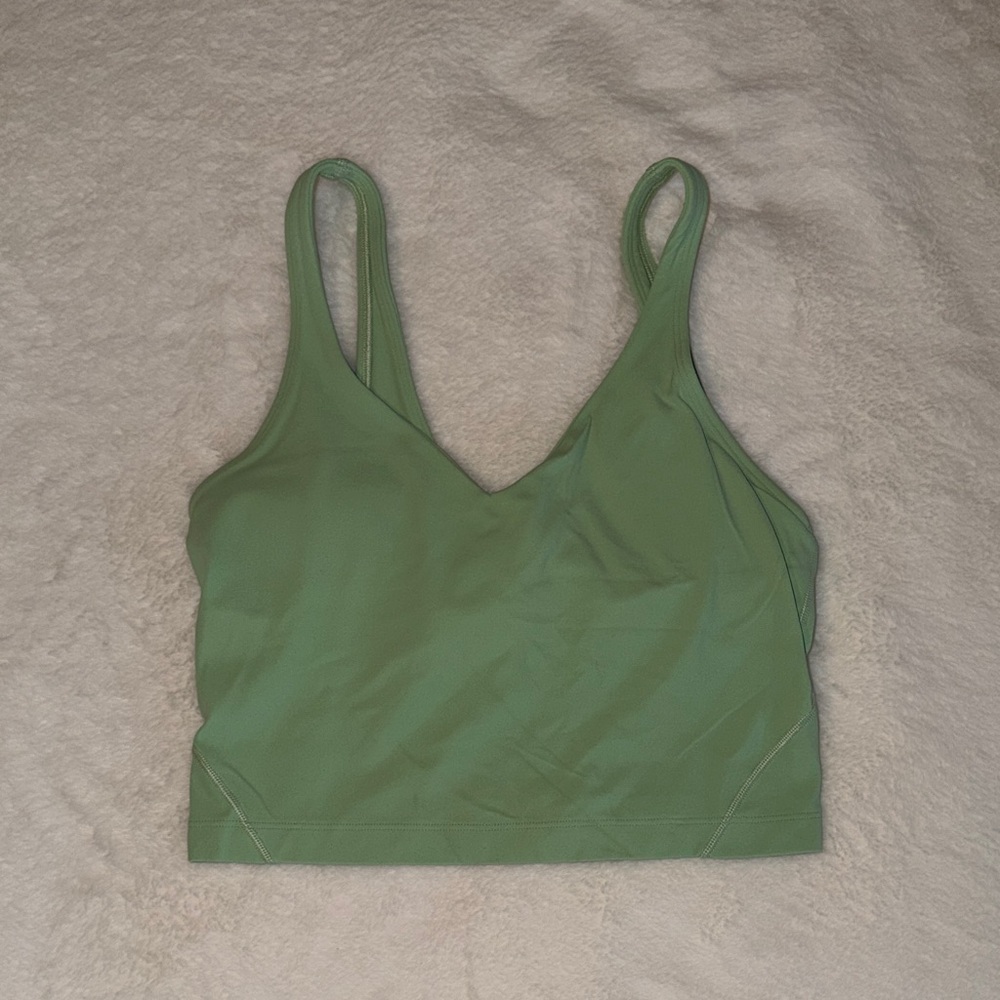 Lululemon Athletica Green Tank Top